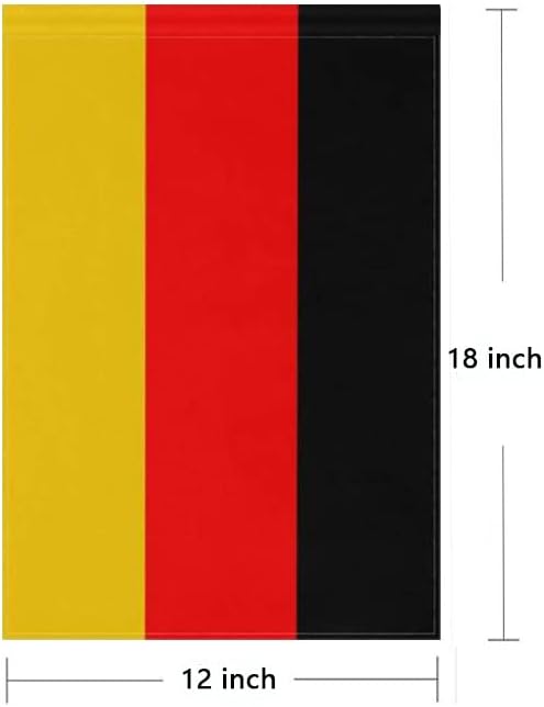 Germany Flag German Flag, Small German Garden Flags for Yard Patio Porch Independence Day Patriotic Festival Outdoor Decorations