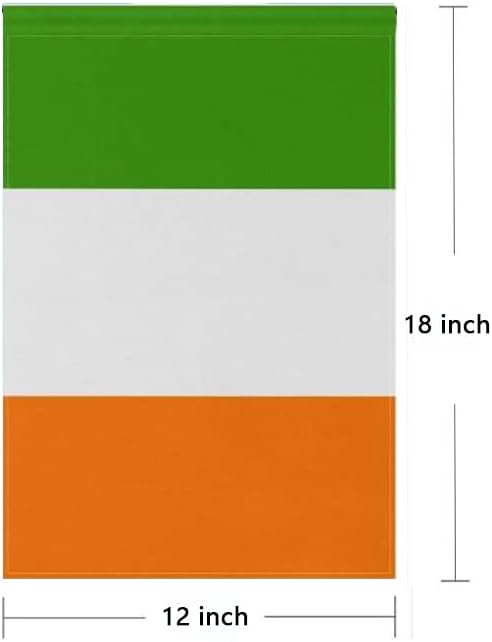 Ireland Flag Irish Flag, Small Irish Garden Flags for Yard Patio Porch Independence Day Patriotic Festival Outdoor Decorations