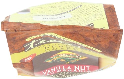 Teeccino Herbal Coffee, Mediterranean Vanilla Nut, Caffeine-Free, 11-Ounce Bags (Pack of 3)