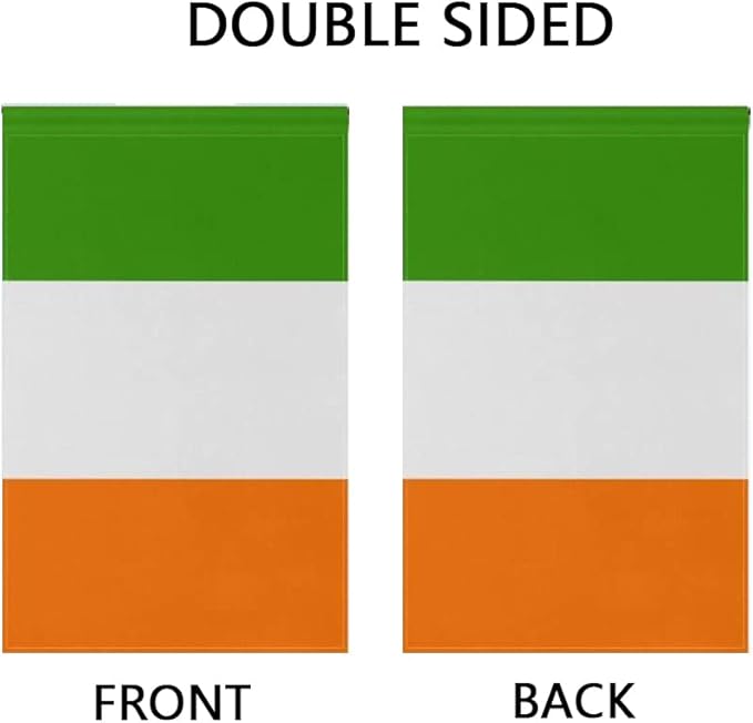 Ireland Flag Irish Flag, Small Irish Garden Flags for Yard Patio Porch Independence Day Patriotic Festival Outdoor Decorations