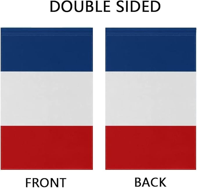 France Flag French Flag, Small French Garden Flags for Yard Patio Porch Independence Day Patriotic Festival Outdoor Decorations
