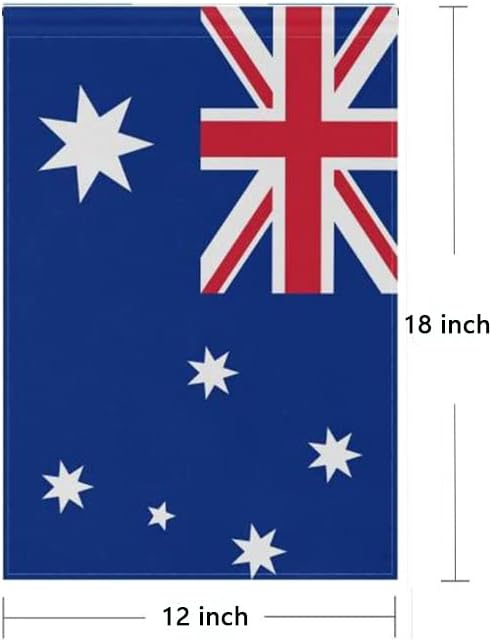Australia Flag Australian Flag, Small Australian Garden Flags for Yard Patio Porch Independence Day Patriotic Festival Outdoor Decorations