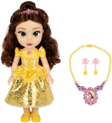 Disney Style with Me 14" Toddler Doll with Child Sized Jewelry -Belle