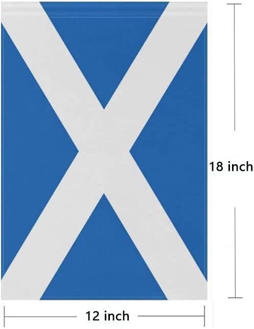 Scotland Flag Scottish Flag, Small Scottish Garden Flags for Yard Patio Porch Independence Day Patriotic Festival Outdoor Decorations