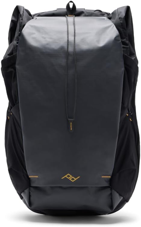 Peak Design Outdoor Backpack 45L, Black, Lightweight Internally-Framed Backpack, Ultra Cinch Roll-Top Design, Ideal for Hikes, Camera Carry and Travel, Versatile Backpack for Men and Women