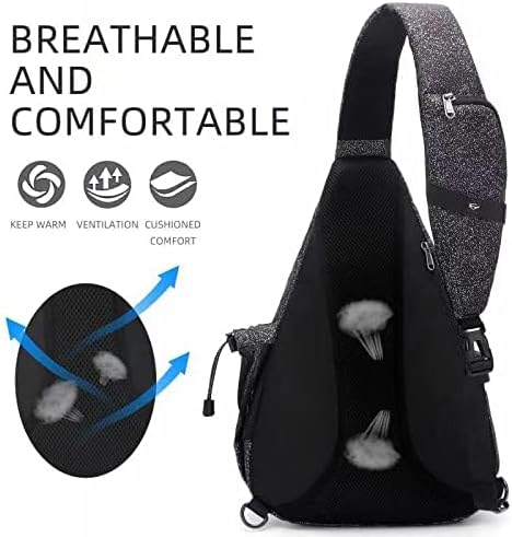 TurnWay Water-Proof Sling bag/Crossbody Backpack/Shoulder Bag with USB Charging Port for Travel, Hiking, Cycling, Camping