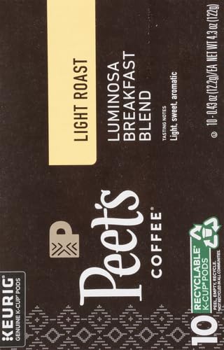 Peet's Coffee K-Cup Pack Colombia Luminosa, 10ct