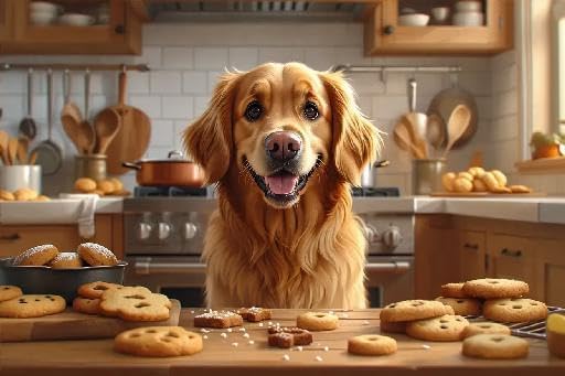 1000 Pieces Jigsaw Puzzles for Adults Golden Retriever Every Snack You Make Wooden Puzzle Development Toys Family Games Unique Present Suitable for Children and Teeds Thick Sturdy