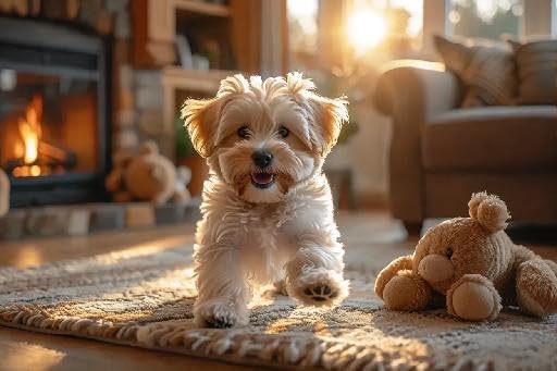 Jigsaw Puzzles for Adults 500 Pieces White Dog Cute Pet Puppy Wooden Puzzle Unique Gifts Suitable for Teenagers,Challenge Puzzle Family Game Decompress IQ Toys Adults Thick Sturdy