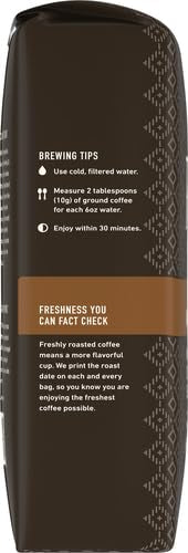 Peet's Coffee, Dark Roast Ground Coffee - Major Dickason's Blend 36 Ounces (2 Bags of 18 Ounces)