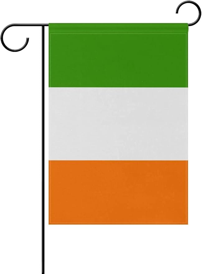 Ireland Flag Irish Flag, Small Irish Garden Flags for Yard Patio Porch Independence Day Patriotic Festival Outdoor Decorations