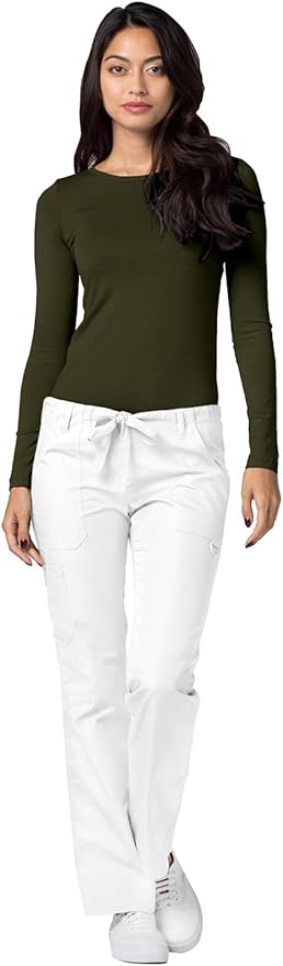 Adar Underscrubs for Women 3 Pack - Long Sleeve Underscrub Comfort Tee