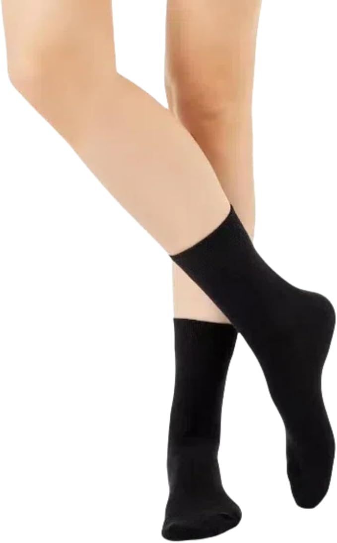 Losa Kute Super Soft Crew Socks Cozy Causal Athletic Socks 6 Pairs