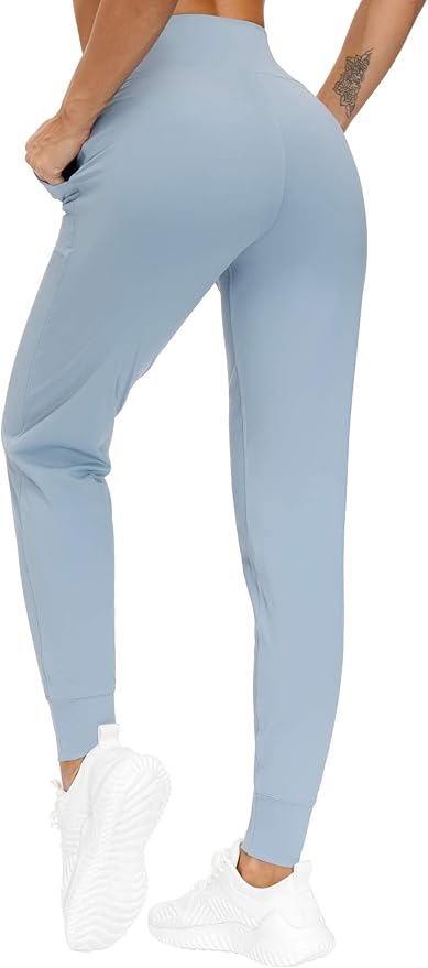 THE GYM PEOPLE Women's Joggers Pants Lightweight Athletic Leggings Tapered Lounge Pants for Workout, Yoga, Running