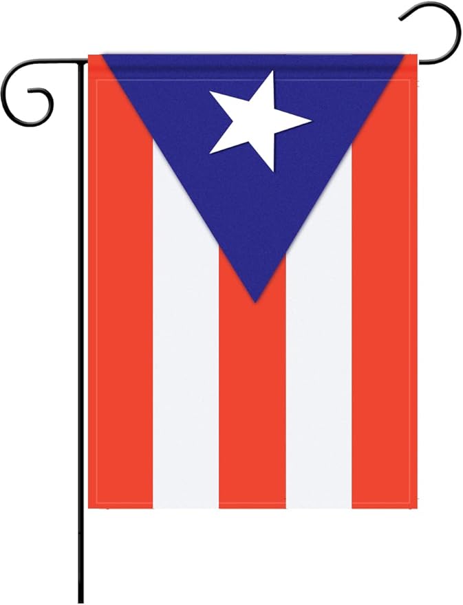 Puerto Rico Flag Puerto Rican Flag, Small Puerto Rican Garden Flags for Yard Patio Porch Independence Day Patriotic Festival Outdoor Decorations