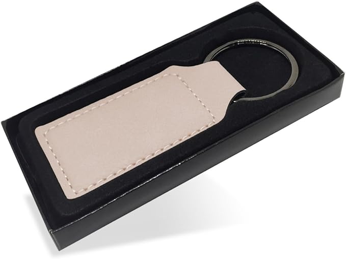 LaserGram Rectangle Keychain, Flag of South Korea, Personalized Engraving Included