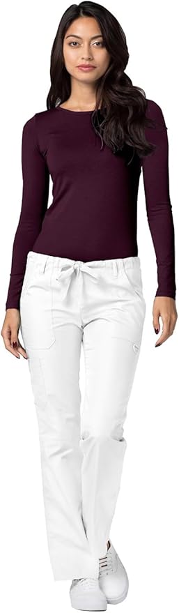 Adar Underscrubs for Women 3 Pack - Long Sleeve Underscrub Comfort Tee