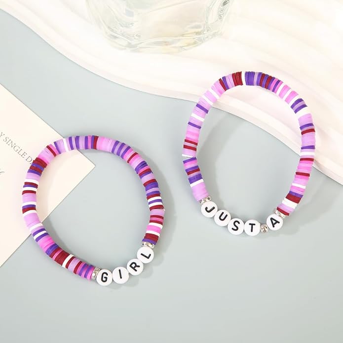 Byqone 6Pcs K-pop Merch Bracelet for Teen Girls Women, Music Gifts for K-pop Fans, Kpop Bracelet Gifts for Girls Birthday Party Decorations Friendship BFF Gifts for Fans Decor