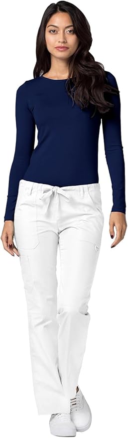 Adar Underscrubs for Women 3 Pack - Long Sleeve Underscrub Comfort Tee