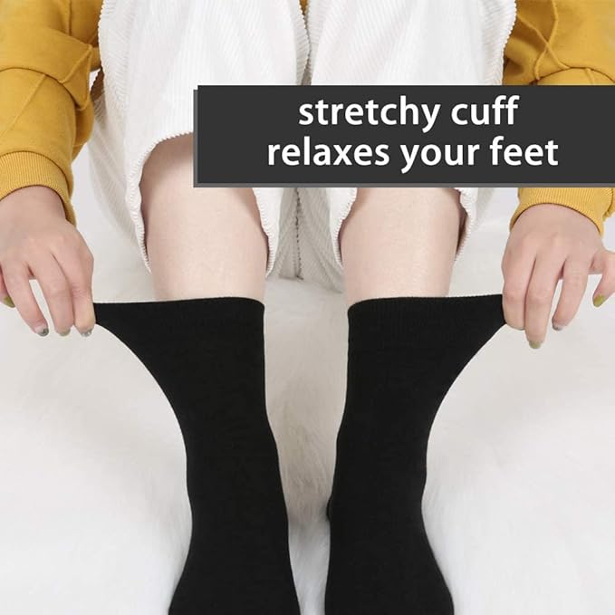 FGZ Women Thin Cotton Socks Soft Cozy Socks Cute Ankle Crew Socks 5 Pairs