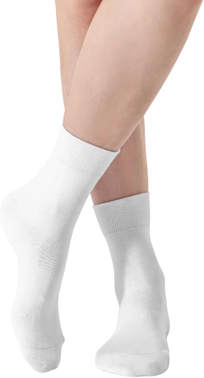 Losa Kute Super Soft Crew Socks Cozy Causal Athletic Socks 6 Pairs