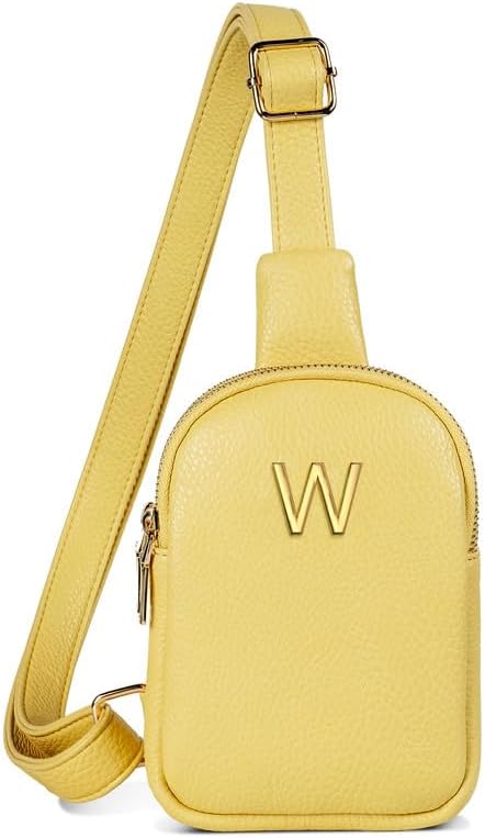 Gifts for College Girl, Initial Lightweight Crossbody Phone Purse for Teen Girls, Mini Shoulder Bag, Birthday Gifts for Women Girls Daughter Granddaughter, Cute Trendy Preppy Stuff for Friend