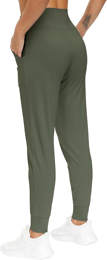 THE GYM PEOPLE Women's Joggers Pants Lightweight Athletic Leggings Tapered Lounge Pants for Workout, Yoga, Running