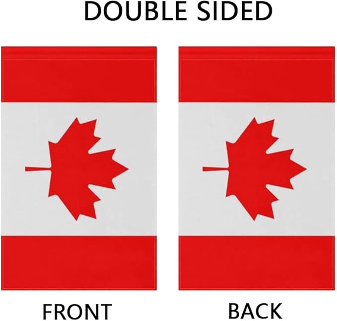 Canada Flag Canadian Flag, Small Canadian Garden Flags for Yard Patio Porch Independence Day Patriotic Festival Outdoor Decorations