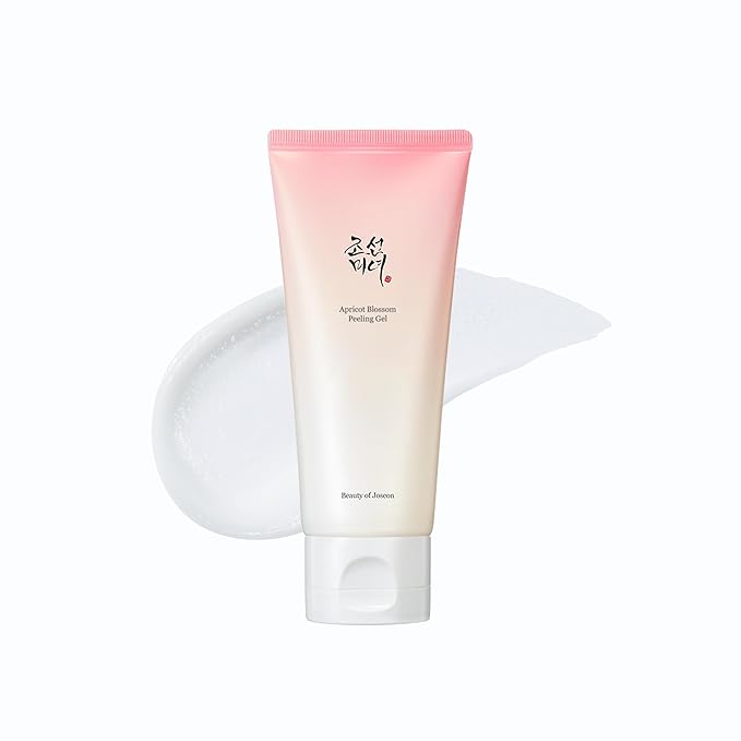 Beauty of Joseon Apricot Blossom Peeling Gel Soft Exfoliating Face and Body Scrub Dead Skin Cells Remover for All Skin Types, Korean Skincare for Men Women, 100ml, 3.38 fl.oz