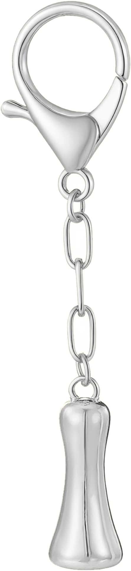 GAOKOXI Gold Bubble Initial Keychain Charm for Women Chunky Bag Purse Charms A-Z Letter Key Chains for Handbag Accessories