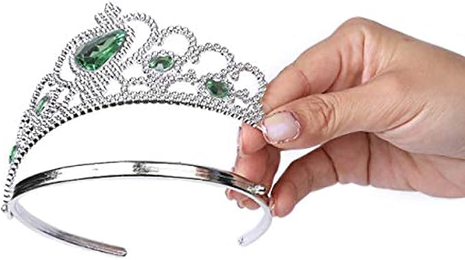 Orgrimmar Princess Dress Up Accessories Gloves Tiara Crown Wand Necklaces Presents for Kids Girls