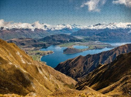 Challenging Puzzles for Adults 1000 Pieces Jigsaw Puzzles Stunning Scenic Views Lake and Aspiring National Park Jigsaw Puzzles, Educational Game Family Decoration Puzzle Game Toys Gift,Wall Decor