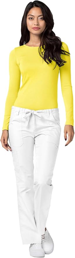 Adar Underscrubs for Women 3 Pack - Long Sleeve Underscrub Comfort Tee