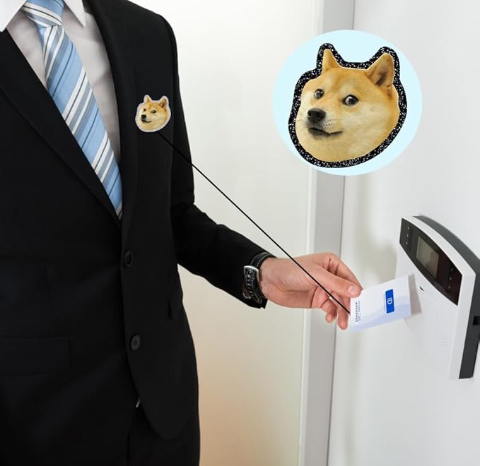 Dog Animal Badge Reel 2pack Retractable Funny Cute Badge Holder withvet tech ID Clip Name Tag Card Tag Card Badge Clip Acrylic Accessories Gifts Nurse
