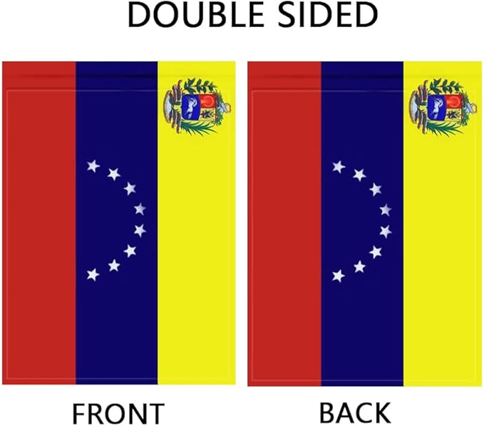 Venezuela Flag Venezuelan Flag, Small Venezuelan Garden Flags for Yard Patio Porch Independence Day Patriotic Festival Outdoor Decorations