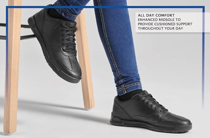 Shoes for Crews Women's Slip-Resistant Work Sneakers – Comfortable, Non-Slip Shoes for Women in Healthcare, Food Service & Retail - Liberty
