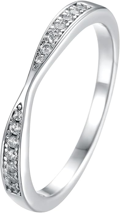 zemlite S925 Silver Korean Butterfly Row Ring |D-color VVS1 Clarity Natural Diamond Couple's Matching Jewelry | Ideal Gift for Him or Her