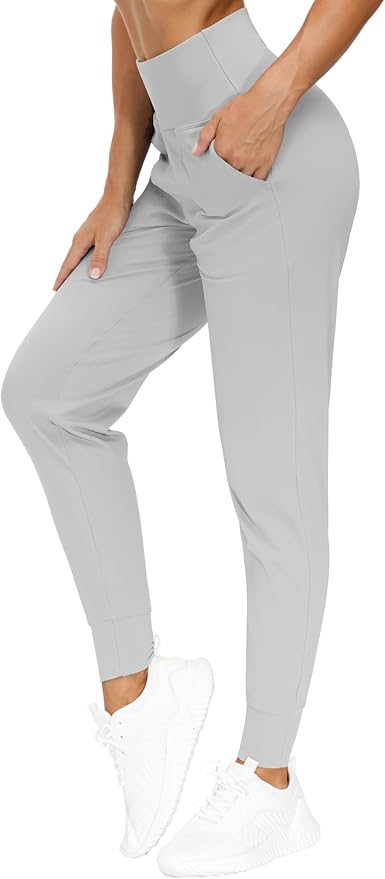 THE GYM PEOPLE Women's Joggers Pants Lightweight Athletic Leggings Tapered Lounge Pants for Workout, Yoga, Running