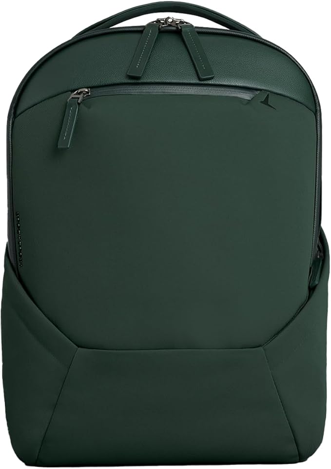 Troubadour Apex 4.0-22L Premium Laptop Backpack - Ergonomic & Water Resistant - Designed for Work and Travel - Obsidian Green