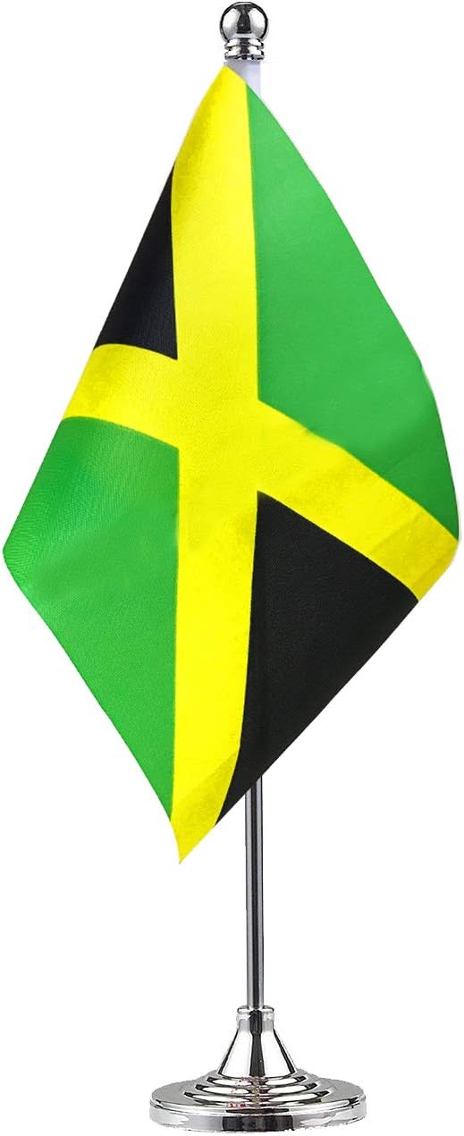 Jamaica Jamaican Table Flag,Desk Flags,Office Flag,International World Country Flags Banners,Festival Events Celebration,Office decoration,Desk,home decoration