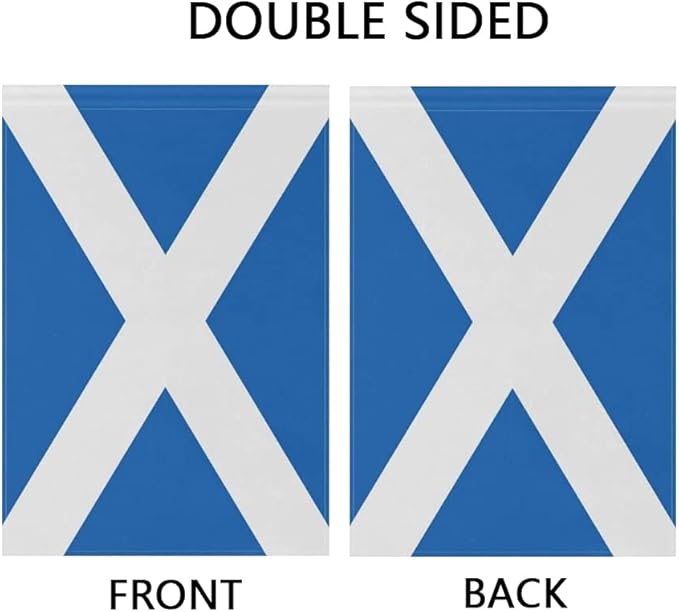 Scotland Flag Scottish Flag, Small Scottish Garden Flags for Yard Patio Porch Independence Day Patriotic Festival Outdoor Decorations