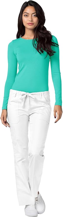 Adar Underscrubs for Women 3 Pack - Long Sleeve Underscrub Comfort Tee