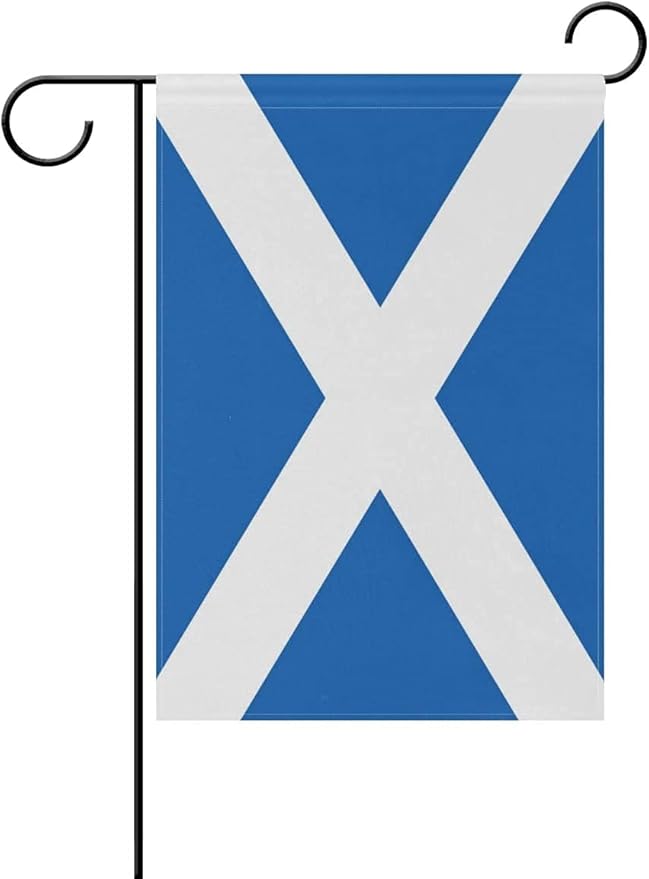 Scotland Flag Scottish Flag, Small Scottish Garden Flags for Yard Patio Porch Independence Day Patriotic Festival Outdoor Decorations