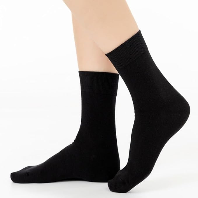 Losa Kute Super Soft Crew Socks Cozy Causal Athletic Socks 6 Pairs