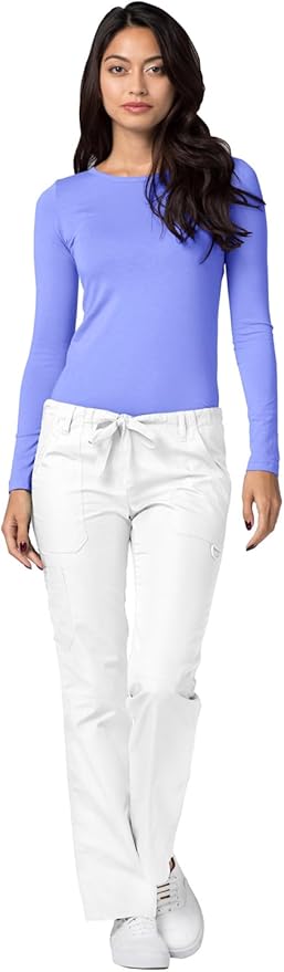 Adar Underscrubs for Women 3 Pack - Long Sleeve Underscrub Comfort Tee