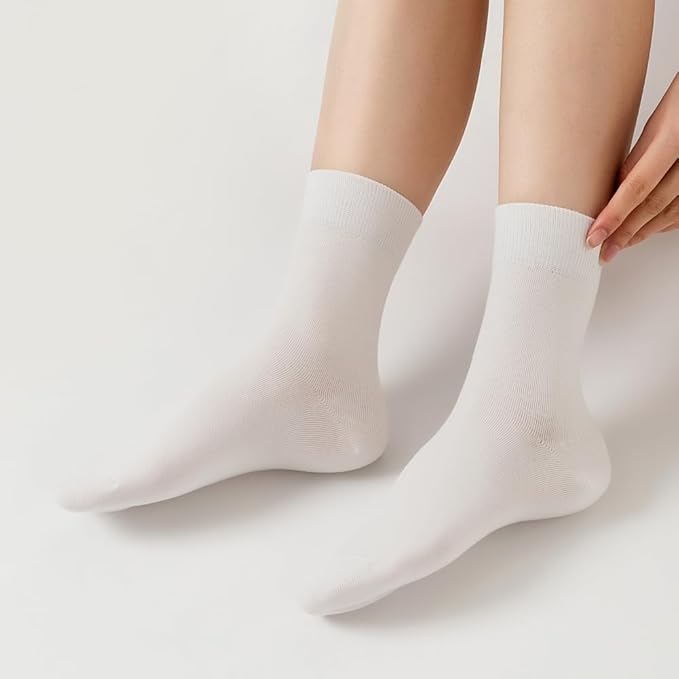 Losa Kute Super Soft Crew Socks Cozy Causal Athletic Socks 6 Pairs