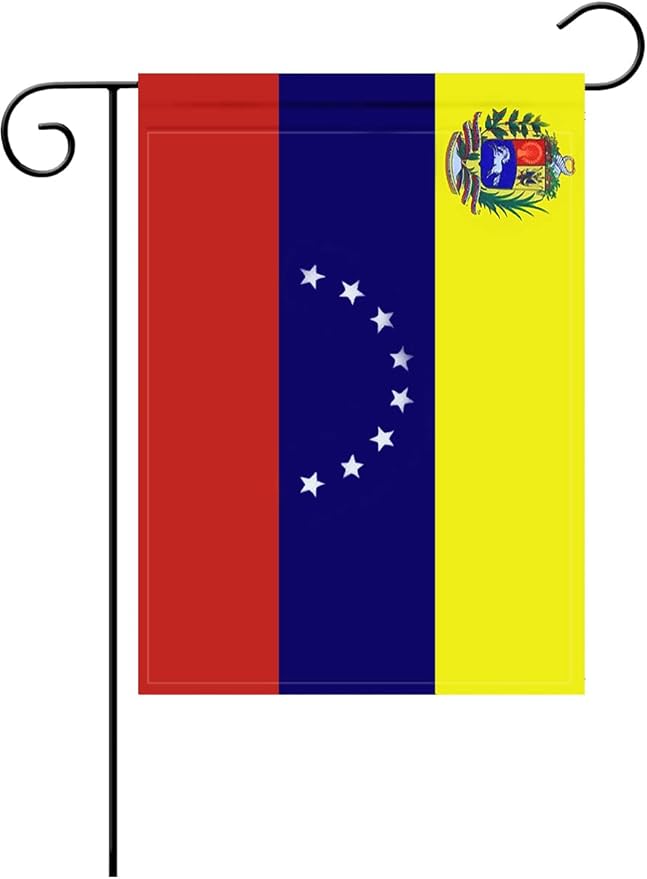 Venezuela Flag Venezuelan Flag, Small Venezuelan Garden Flags for Yard Patio Porch Independence Day Patriotic Festival Outdoor Decorations