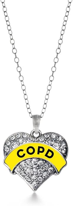 Inspired Silver - Silver Pave Heart Charm 18 Inch Necklace with Cubic Zirconia Jewelry