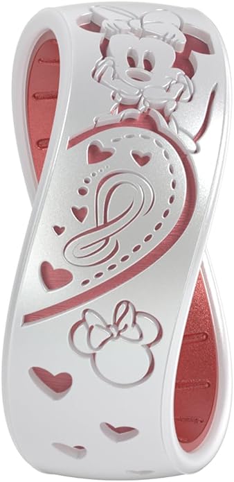 Enso Rings Etched Disney Collection - Mickey & Minnie Classic Dualtone Silicone Ring