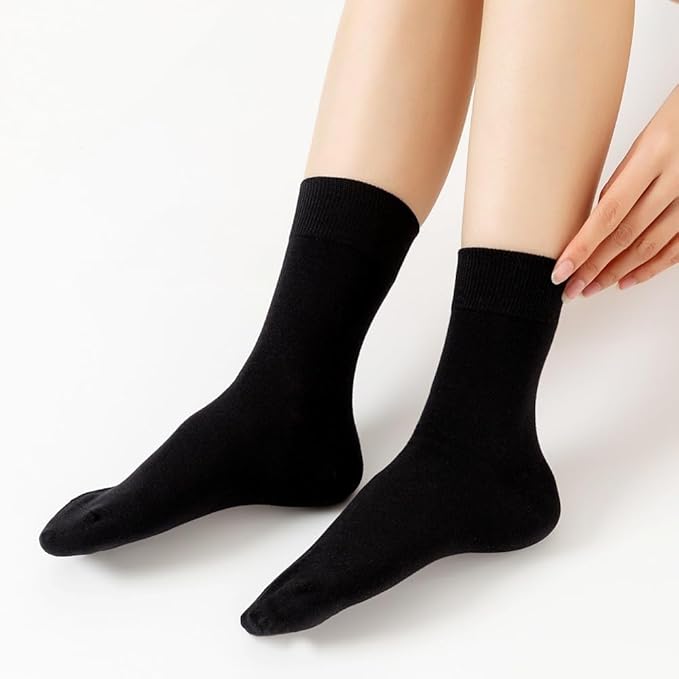 Losa Kute Super Soft Crew Socks Cozy Causal Athletic Socks 6 Pairs